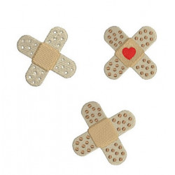 Stickdatei - Doppel Pflaster & Doppel Pflaster Herz